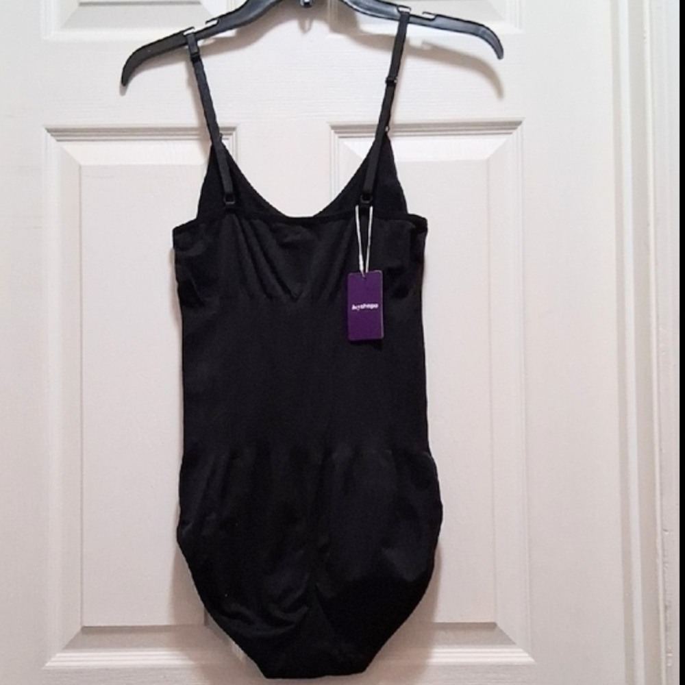 NWT HeyShape Black Snatched Shapewear Bodysuit 360-Degree Body Sculpting Large